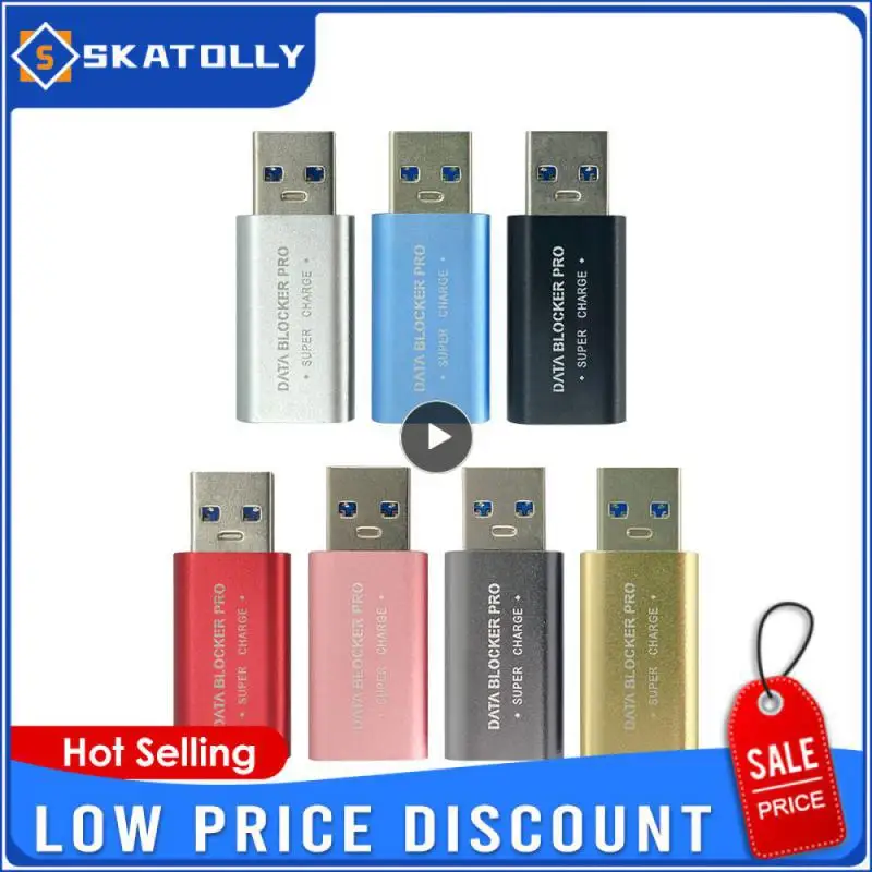 Plug And Play Electronic Equipment Usb Data Blocker Deep Space Ash Support Ricarica Rapida Red Usb Converter Data Blocker Oro Nero