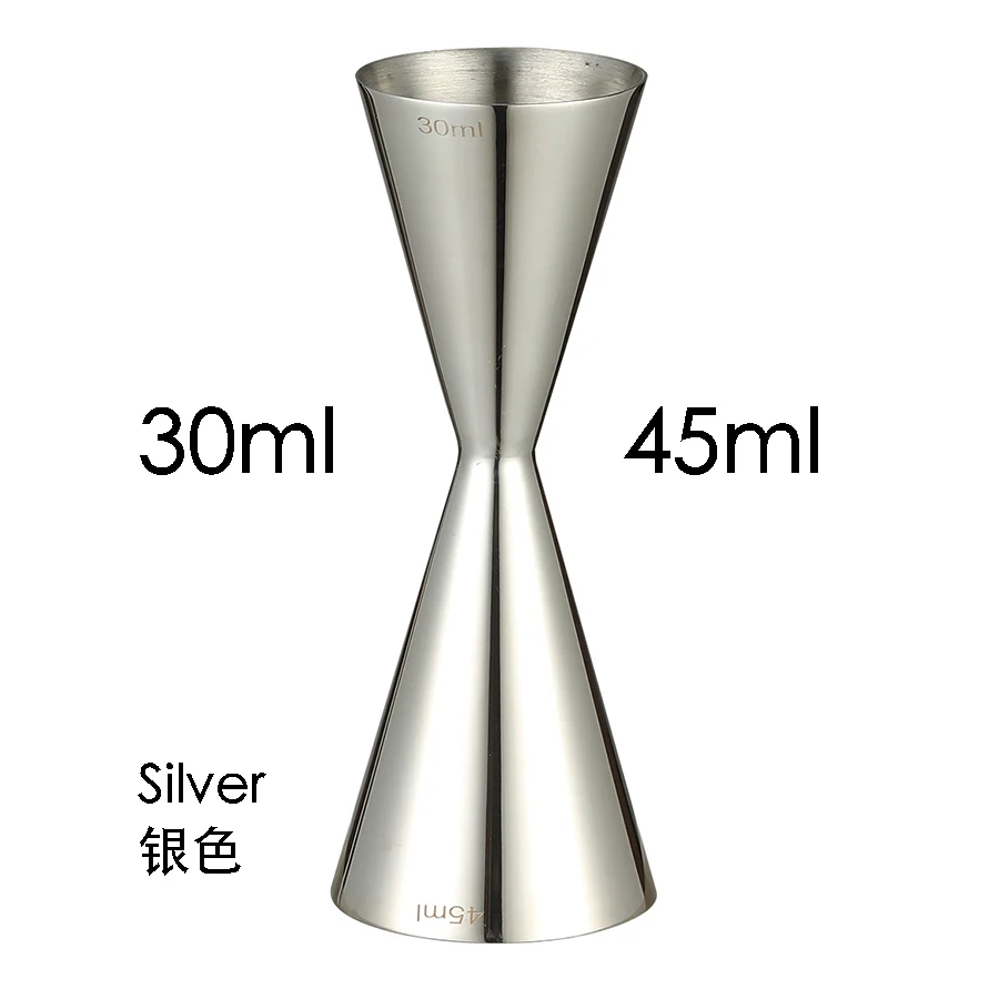 Japanese-Style Double Cocktail Jigger - Precision Bar Measuring Tool