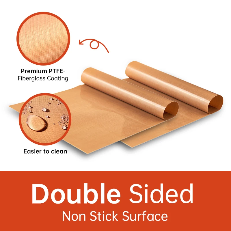 Reusable BBQ Grill Mats & Baking Mats Oven Liners for Electric Gas Oven Bottom Non-stick Protective Mat Heat Resistant Grill Mat