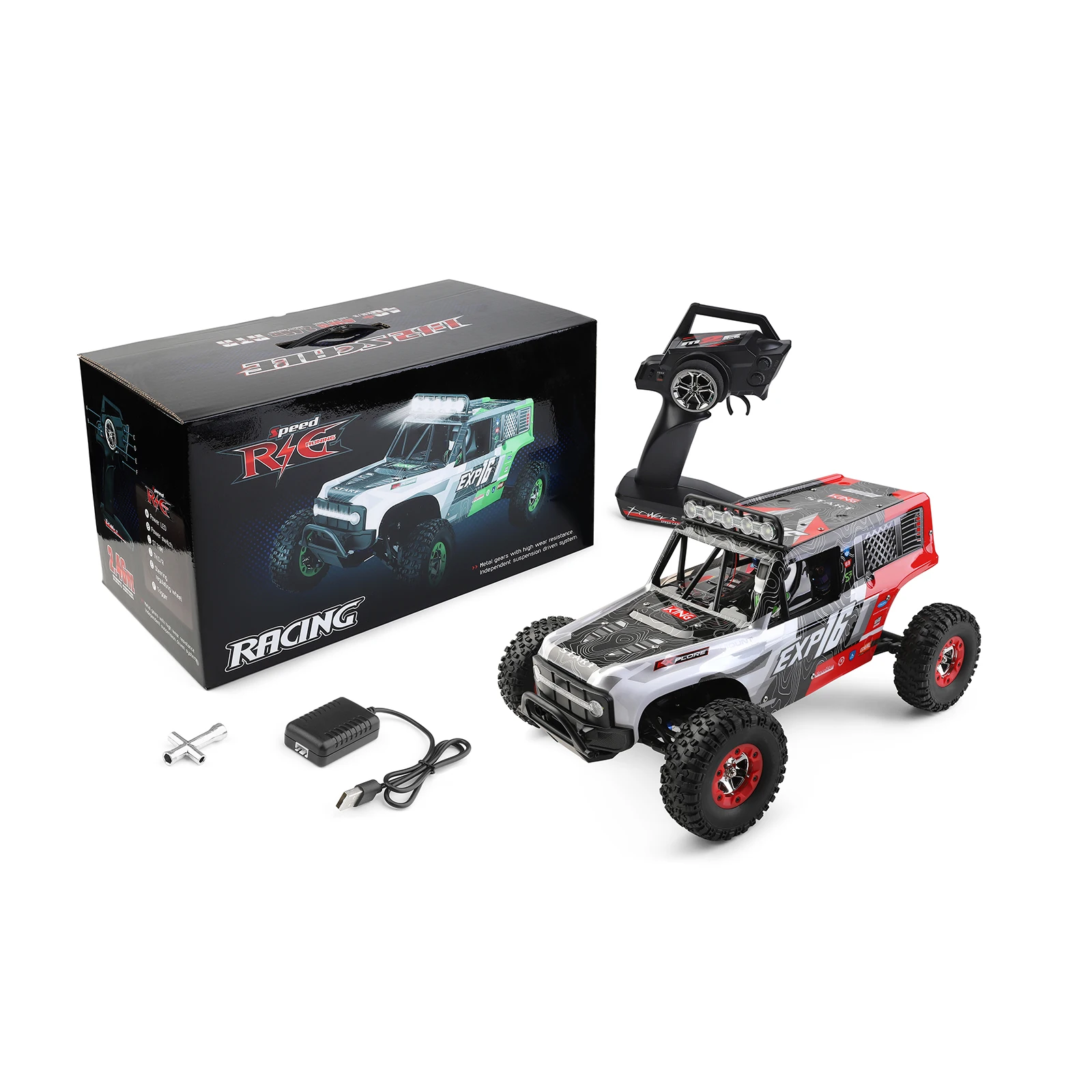 2.4G RC Car WLtoys 124006 40kmh 4WD Electric High Speed Off-Road Remote Control Drift Toys for Children Racing Car 4