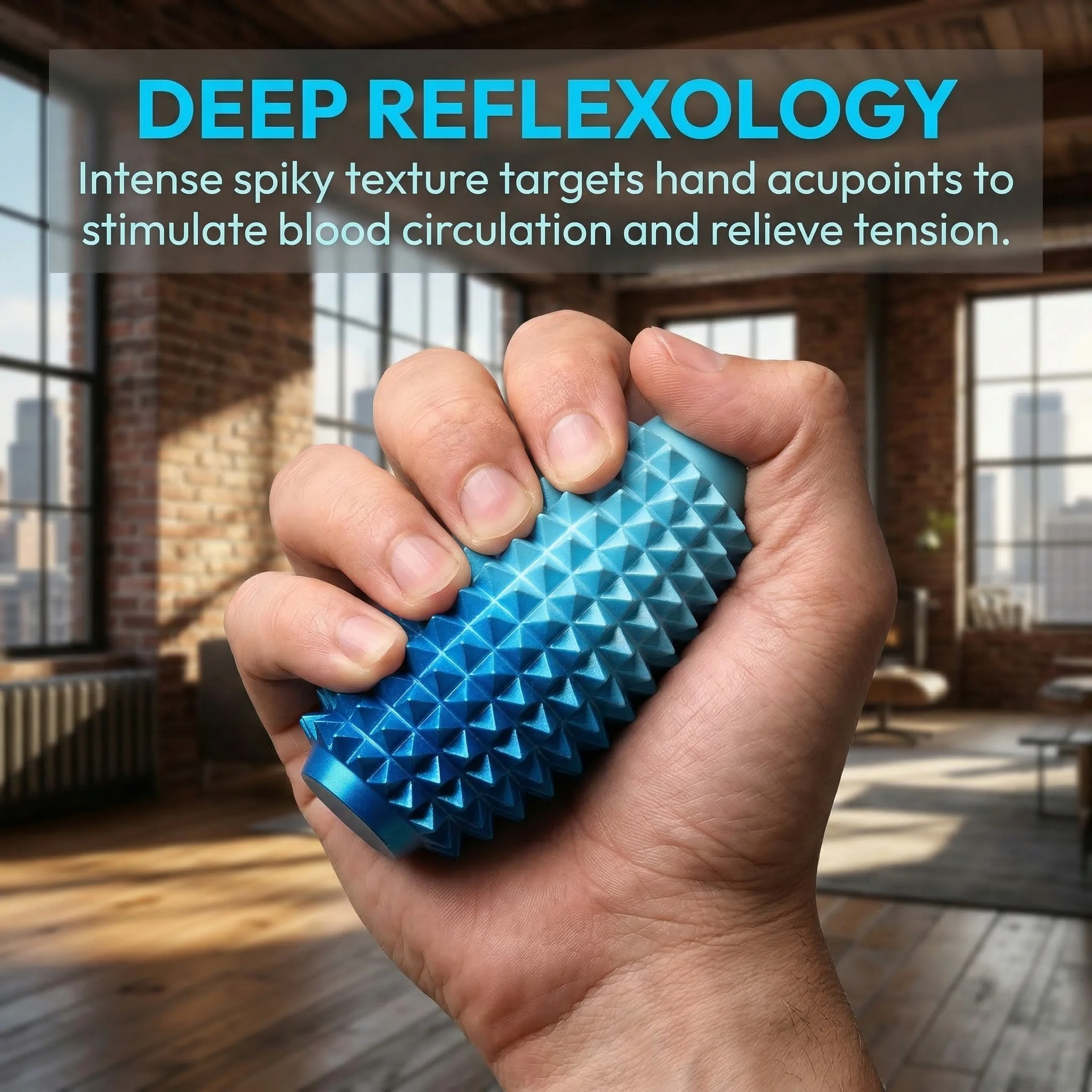 Spikey Fidget Schlüsselanhänger 3D-Gedrucktes Schmerzstimulations-Sensorikspielzeug Taktiles Massage-Schlüsselring ADHS Angst Stressabbau Tragbares Erwachsenen-Geschenk – Detail 1
