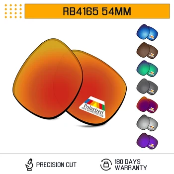 Bwake 편광 교체 렌즈, RayBan 저스틴 RB4165-54 선글라스 프레임, 다중 옵션