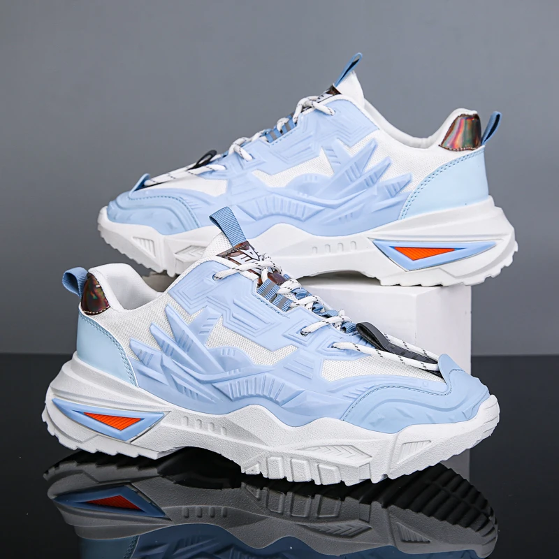 

Men's Fashion Sneakers Shoes New Tide Shoes Men's Breathable Sports Casual Shoes Increased Height Lightweight Walking Shoes