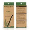 12 Pcs/Box Wheat Straw Face Eyebrow Razor for Women,Facial Dermaplane Razor,Biodegradable Dermaplaning Tool with Precision Cover 2