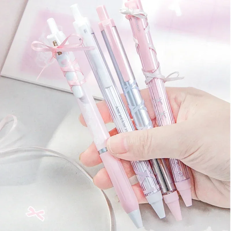 Set Da 5 Penne Gel A Punta Fine 0,5 Mm Con 10 Ricariche – Colori Morandi, Impugnatura In Silicone – Penine Carine Per Ufficio, Scuola E Regalo - 2