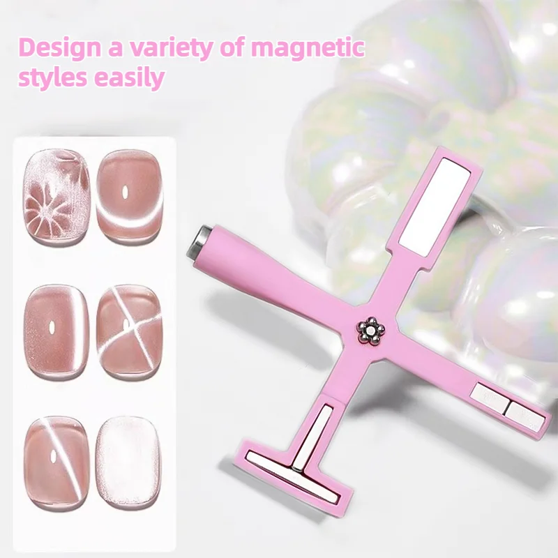 Cat Eye Nail Tool Magnetic Nail Art Tools Magnetic Nail Tools Nail Care Tools 5 In 1 Multifunctional Strong Cat Eye Magnet UV/LED Gel Nail Magnetic Stick For Manicure Art Design Special Tools