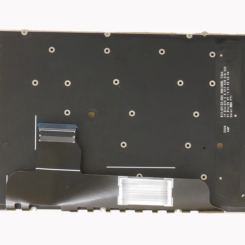Teclado de Computador Eua Reino Unido Nórdico Dinamarquês Alemão para hp L40527- L56cardigan001 -031-b71-091 -081 -041 com Iluminação de Fundo - Imagem 5