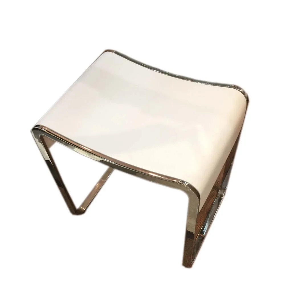 Solid Surface Stone Small Bathroom Step Stool Bench Chair Bathroom