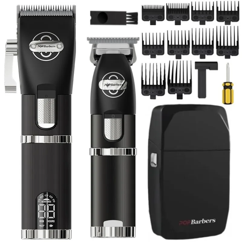 

Barber POP Professional Hair Trimmer Hair Salon Oil Head Gradual Hair Clipper Razor Trimming Hair Cutting Machine Beard Trimmer