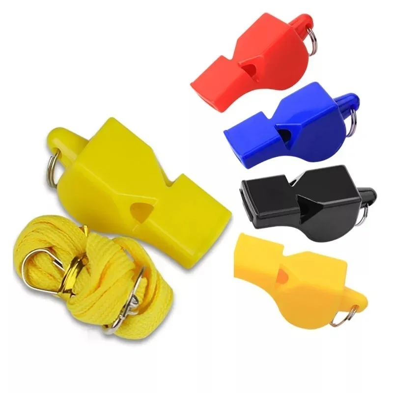 Outdoor Survival School Company Game Tools Football Basketball Running Sports Training Referee Coach Plastic Whistle 3