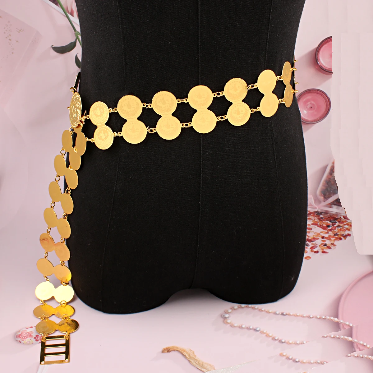 New Turkish Coin Bridal Belt Gold Plated Ethnic Caftan Wedding Jewelry  Chain Cintos Femininos Frete Grtis Arabic Women Gifts - AliExpress 320