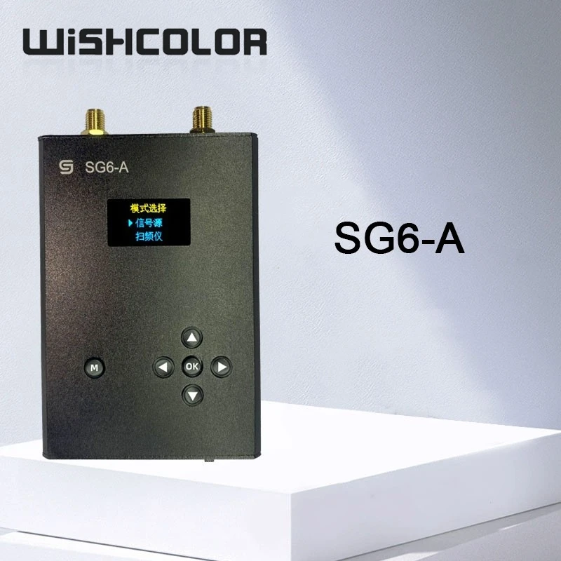 

Wishcolor SG6-A английская версия портативный генератор сигналов, частота уборочной машины, источник радиосигнала выводит синусоидальную волну