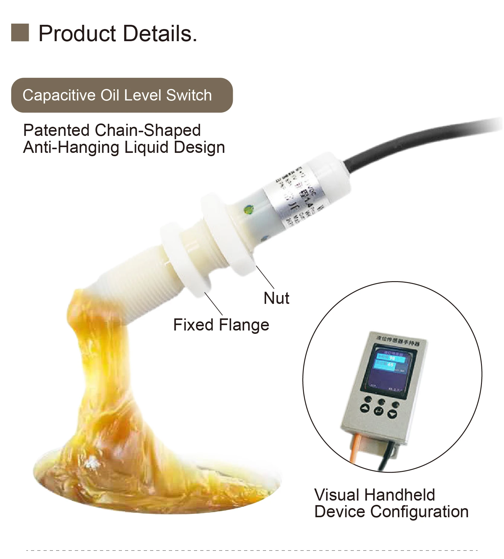 WCKP1404 Grease Level Switch Oil Level Sensor for Glue Dispenser Glue Filling Ma