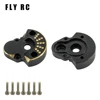 Redcat Ascent-18 Rc Car Upgrade Parts 44g Black Coating Brass Rear Outer Portal Housing Metal For Crawler Accessories 1/18 Scale 3