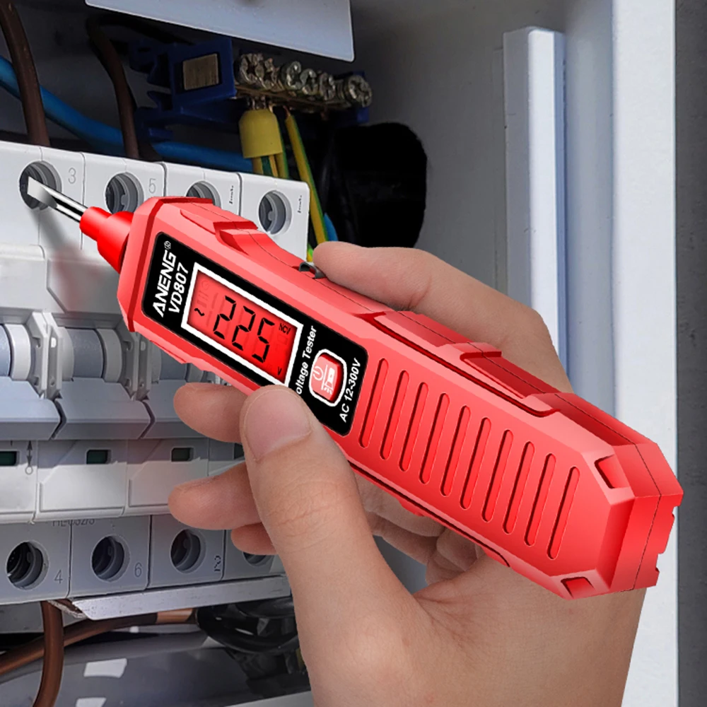 NCV Sensor Smart Induction Tester Pen VD807 Non-Contact Voltage Tester 50/60Hz AC 12-300V Alarm Zero Fire Wire Detector voltage detector tester