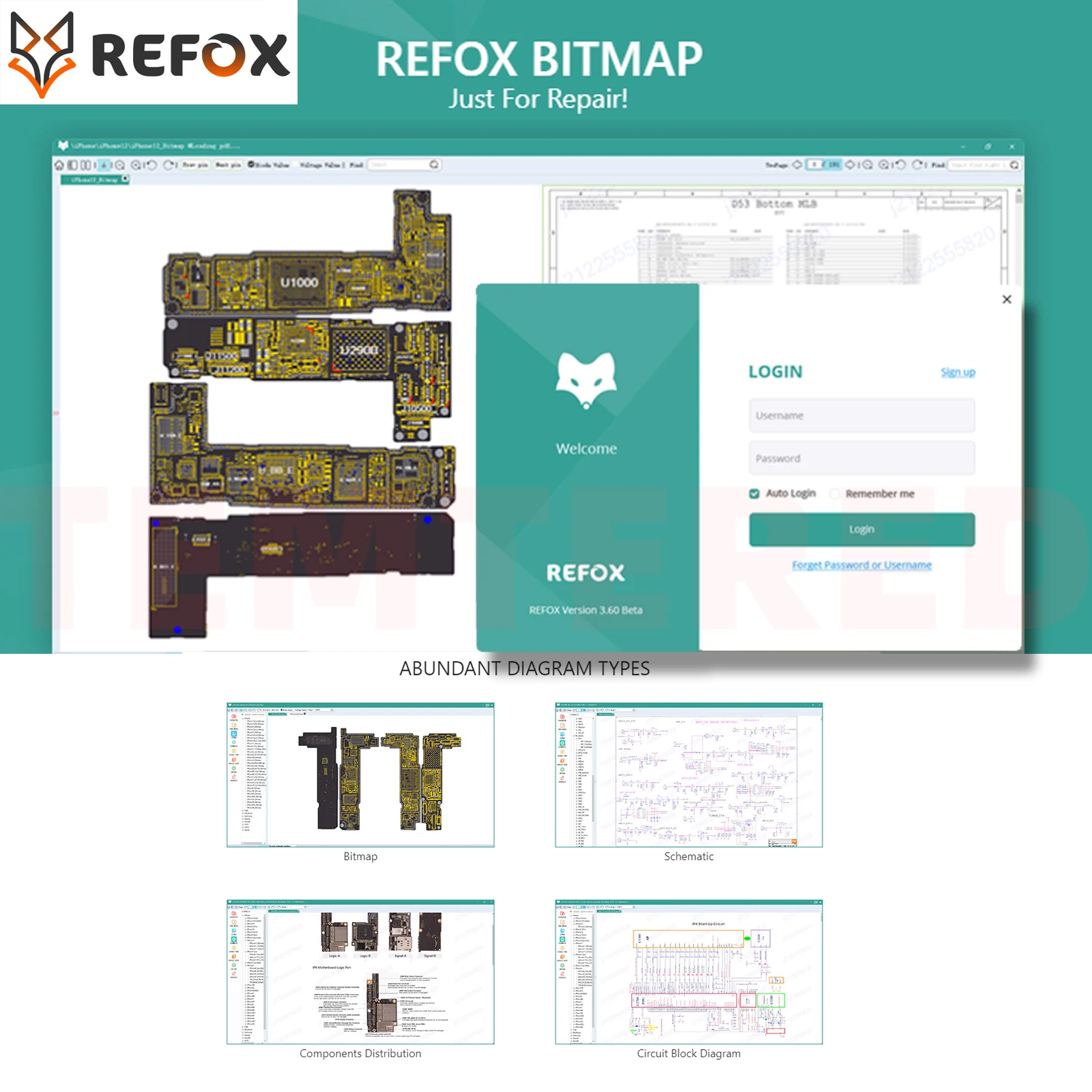 REFOX-Bitmap-Schematic-Diagram-Applicable-for-Apple-iPhone-for-Macbook ...