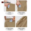 MAGCOMSEN Men's Waterproof Hiking Pants with Multi-pockets Lightweight Quick Dry Casual Straight Working Pants 4