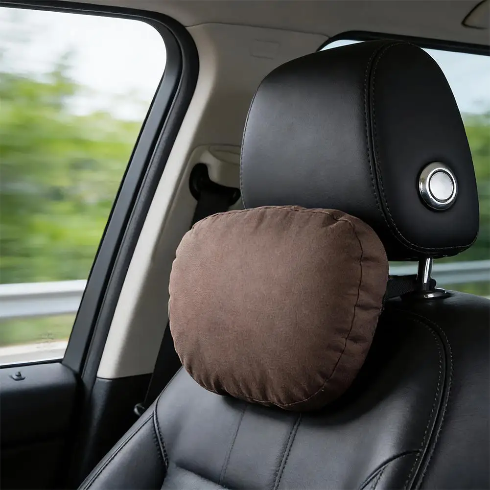 Universal Adjustable Car Neck Rest Cushion - Soft Cotton Headrest Protector