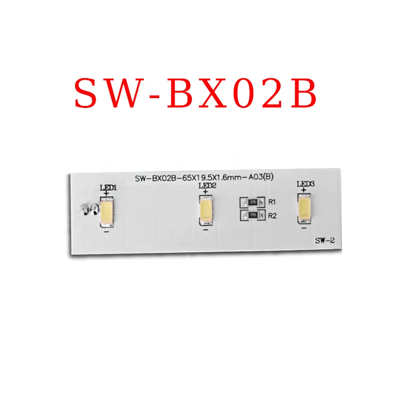 Suitable for Electrolux refrigerator LED light board ZBE2350HCA light bar SW-BX02B Omar lamp Xinfei refrigerated light board 300w led bulb remover bga demolition chip welding aluminum ptc plate removing led lamp from bga solder balls fpc board