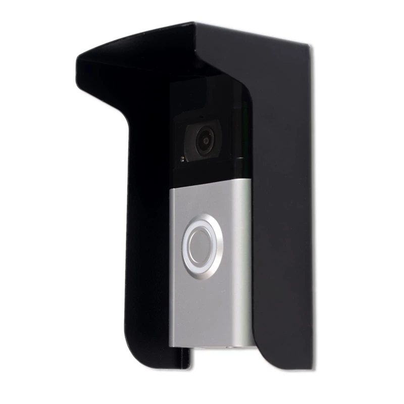 Doorbell Rain Cover Ring Doorbell Anti-Glare Cover Steel Weather-Blocking Cover Protection For Most Doorbells wireless doorbell cover
