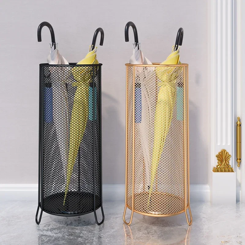Household Umbrella Storage Rack Umbrella Tube Door Draining Bucket Stand Household