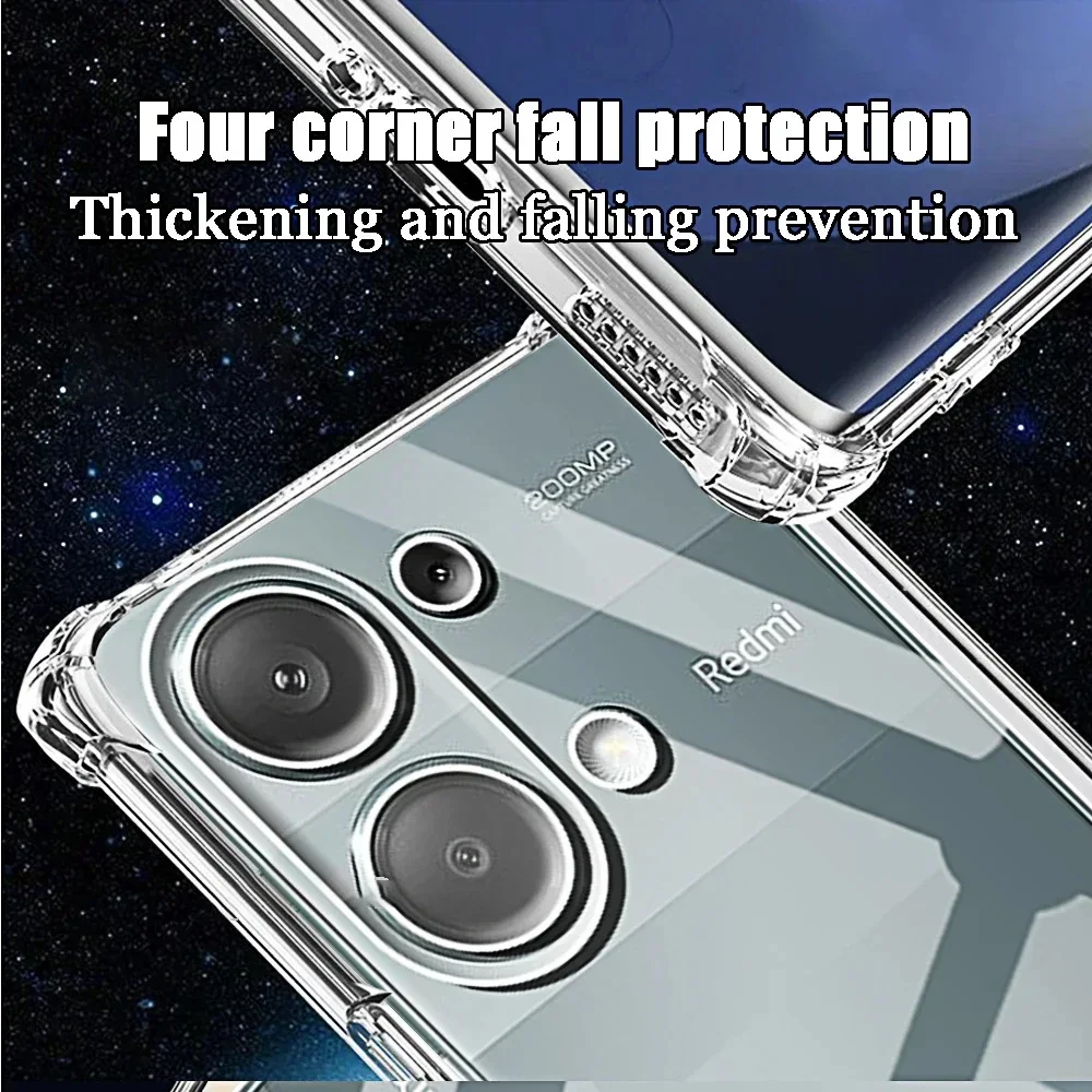 Shockproof Clear Silicone Soft Phone Case