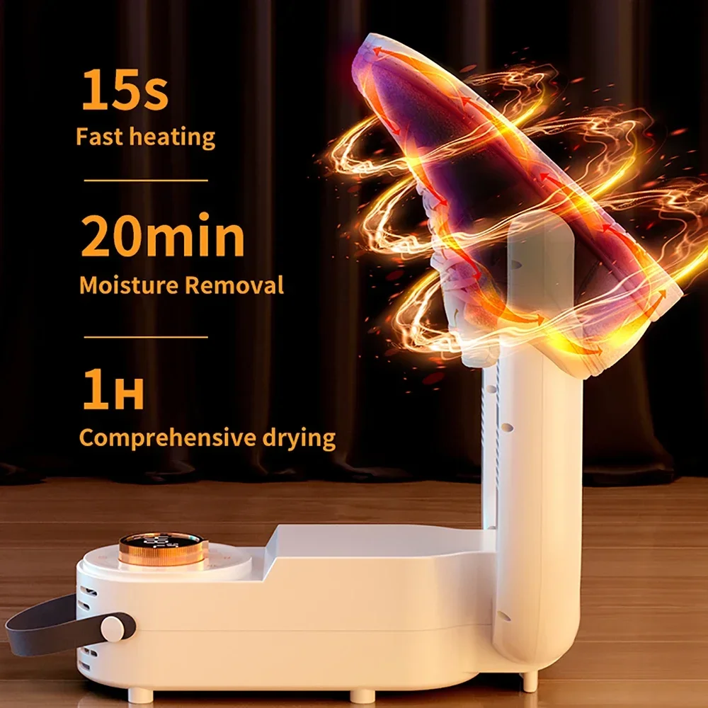 Electric Shoe Dryer Boot Warmer Shoe UV Foot Boot Dryer Eliminate Odor Fast Drying Boot Deodorizer Hat Gloves Socks Dryer EU 2