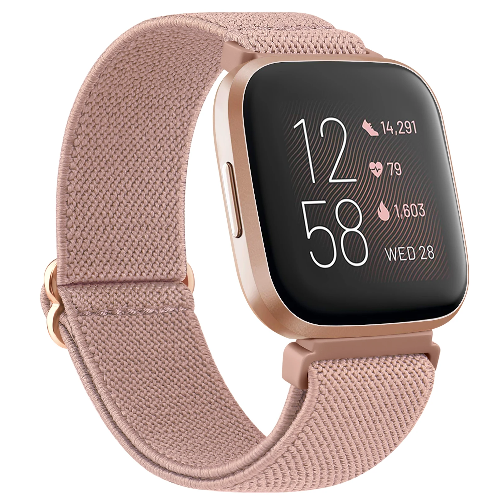 Breathable Nylon Loop Elastic Strap for Smart Watches – Soft Sport Replacement Band
