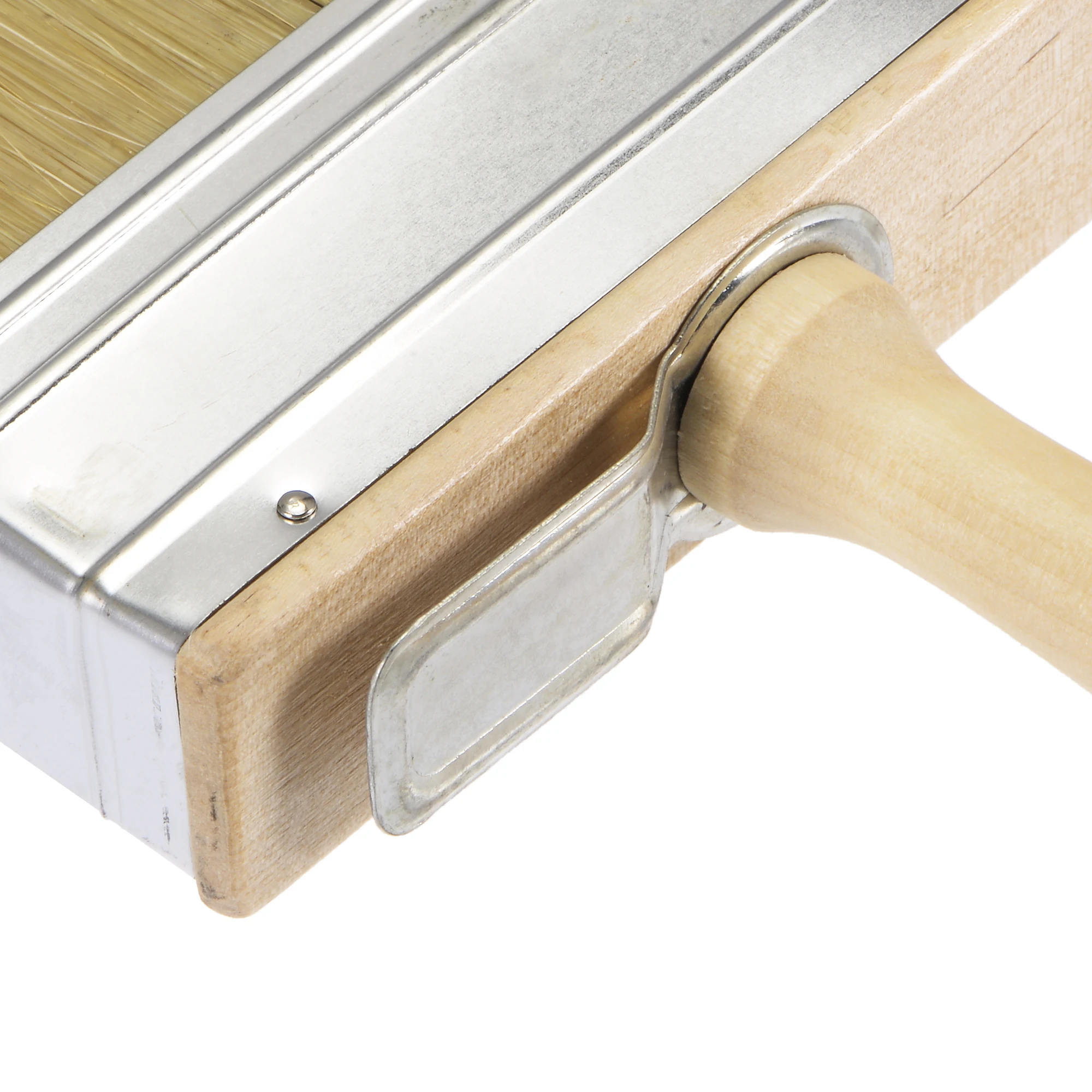 uxcell Staining Paint Brush for Walls 4.7" Width 1.2" Double Thick Bristle with Wood Handle