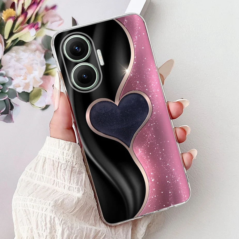 Cute Cat Butterfly Soft Silicone Phone Case - Embossed Design, Durable Protection, Lightweight