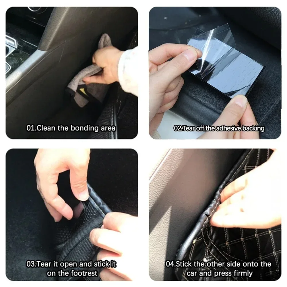 on Both Sides Auto Adhesive Velcro Double Tape Stickers Sewing Sofa Fastener High Tack Carpet Sticker Fixing Mat Dashboard Diy