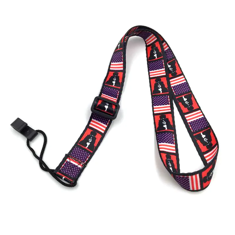 Ethnic Style Embroidered Cotton Guitar Strap