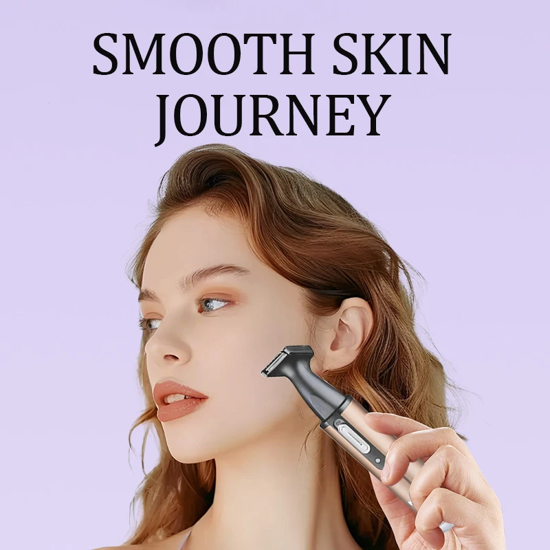 Kemei electric nose hair trimmer rechargeable electric nose hair trimmer nasal cleaner washing blade KM-6629