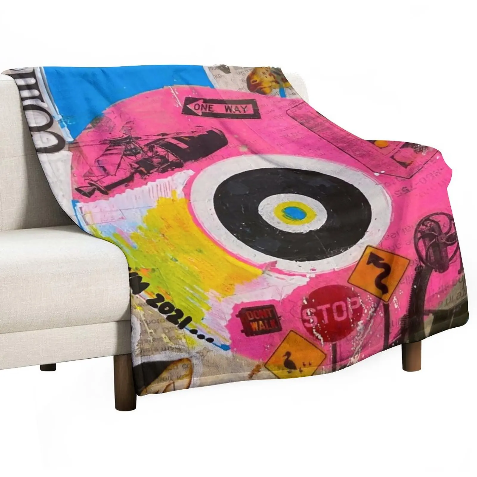 

When Worlds Collide Throw Blanket sofa bed Blankets For Baby