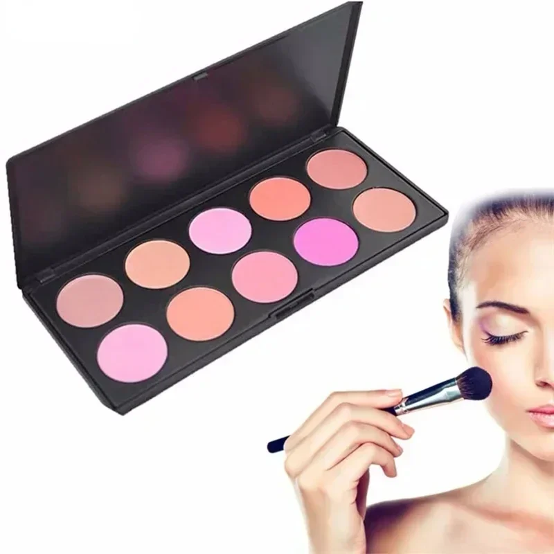 

Stock Make Cheek Matte Blush Poeder 10 Kleur Roze Blushers Make-Up Blush Palette Make Up Blusher