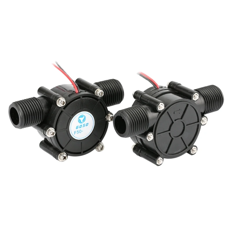 10W Micro-Generator F50 Micro-hydro DC Water Flow Pump Hotel Tap 5V 12V 80V Turbine-Hydroelectric Power