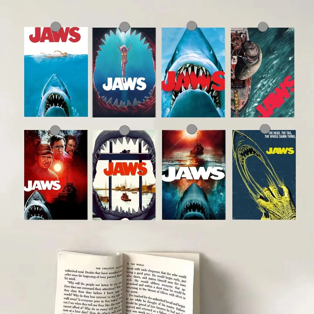 

Классический постер из фильма «челюсти», холст, HD печать, персонализированная Настенная картина на заказ