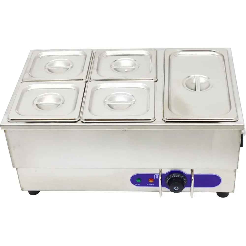Heater Stainless Steel 110V 1500W 1/6 GN x4+1/3GN x