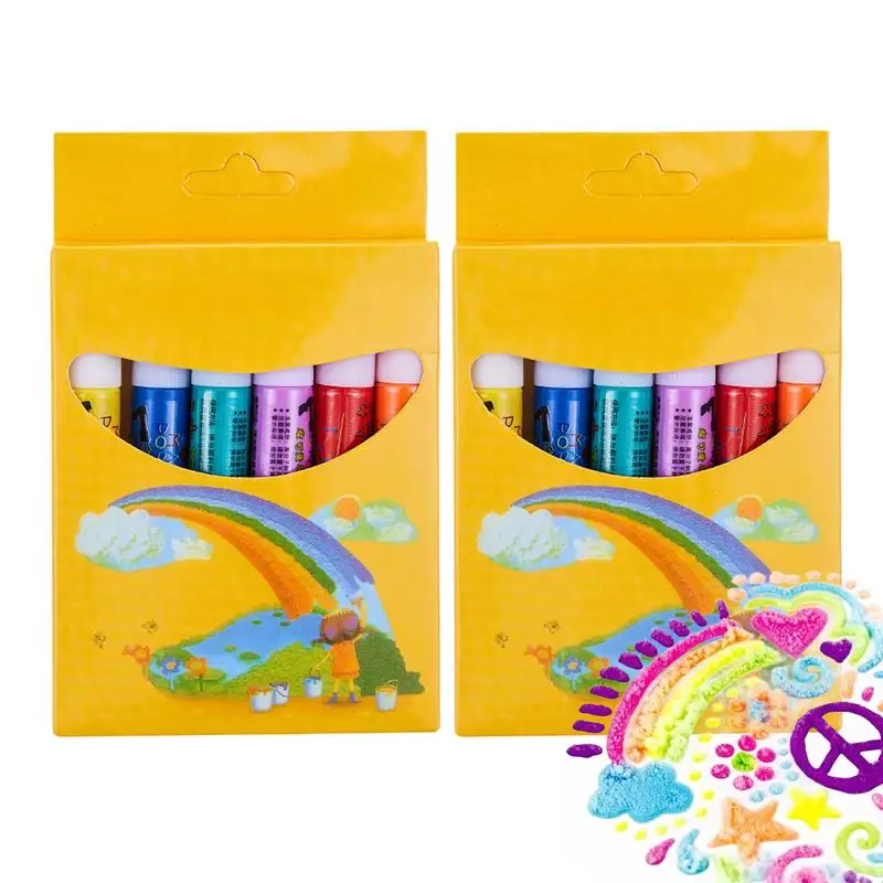 

Popcorn Colors Pens Color Drawing Pens Magical Drawing Pens Color Drawing Pens Magical Popcorn Color Paint Pen Puffy 3D Art Safe