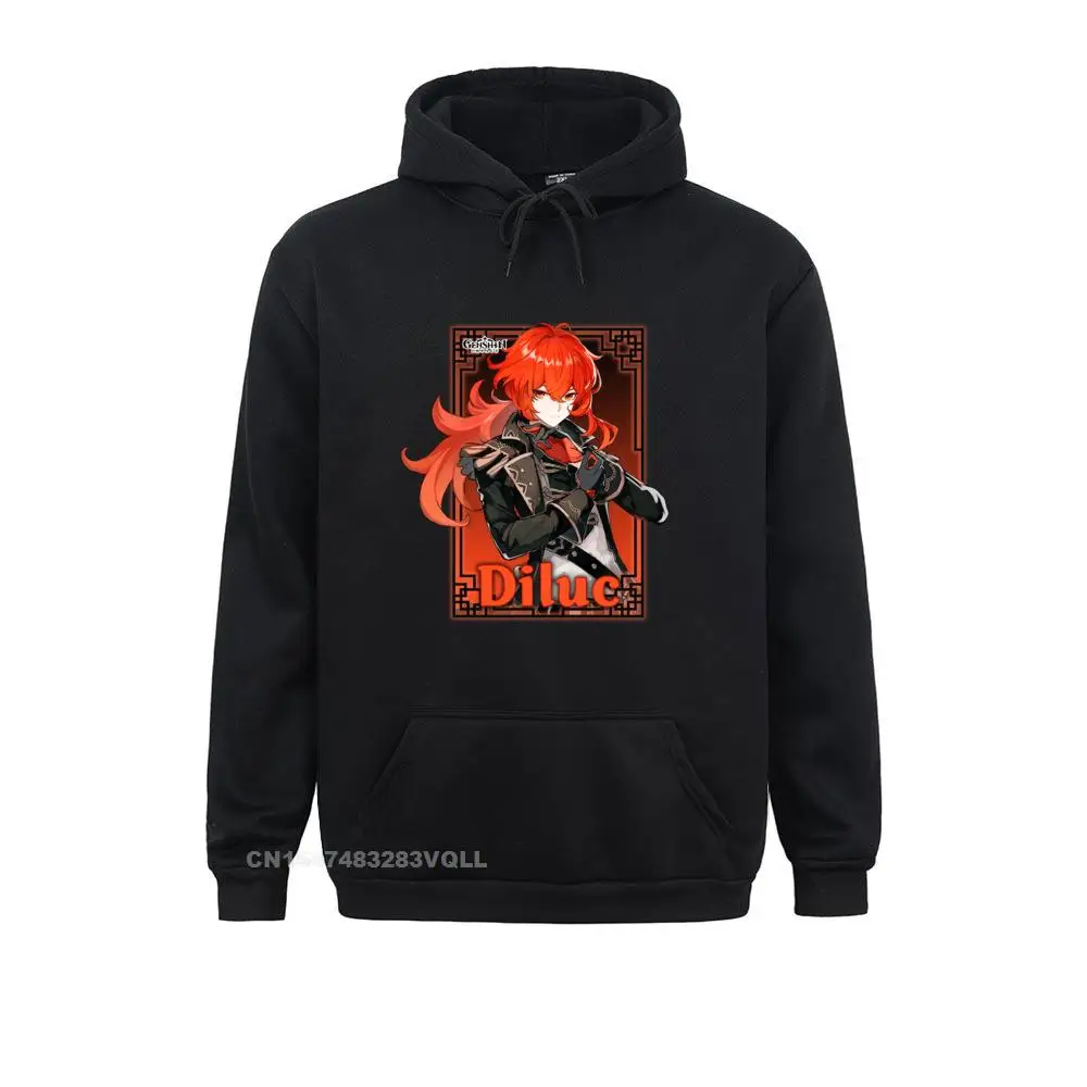 

Funky Genshin Impact Diluc 70s Music Group Long Sleeve Sweatshirts Ostern Day Hoodies For Women Hoods Classic