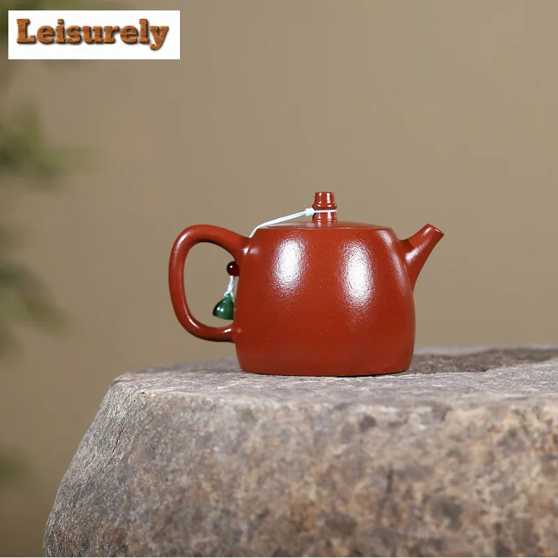 300ml Boutique Yixing Purple Clay Teapots Master Handmade Han Duo Pot Raw Ore Zhu Mud Kettle Chinese Zisha Tea Set Accessories