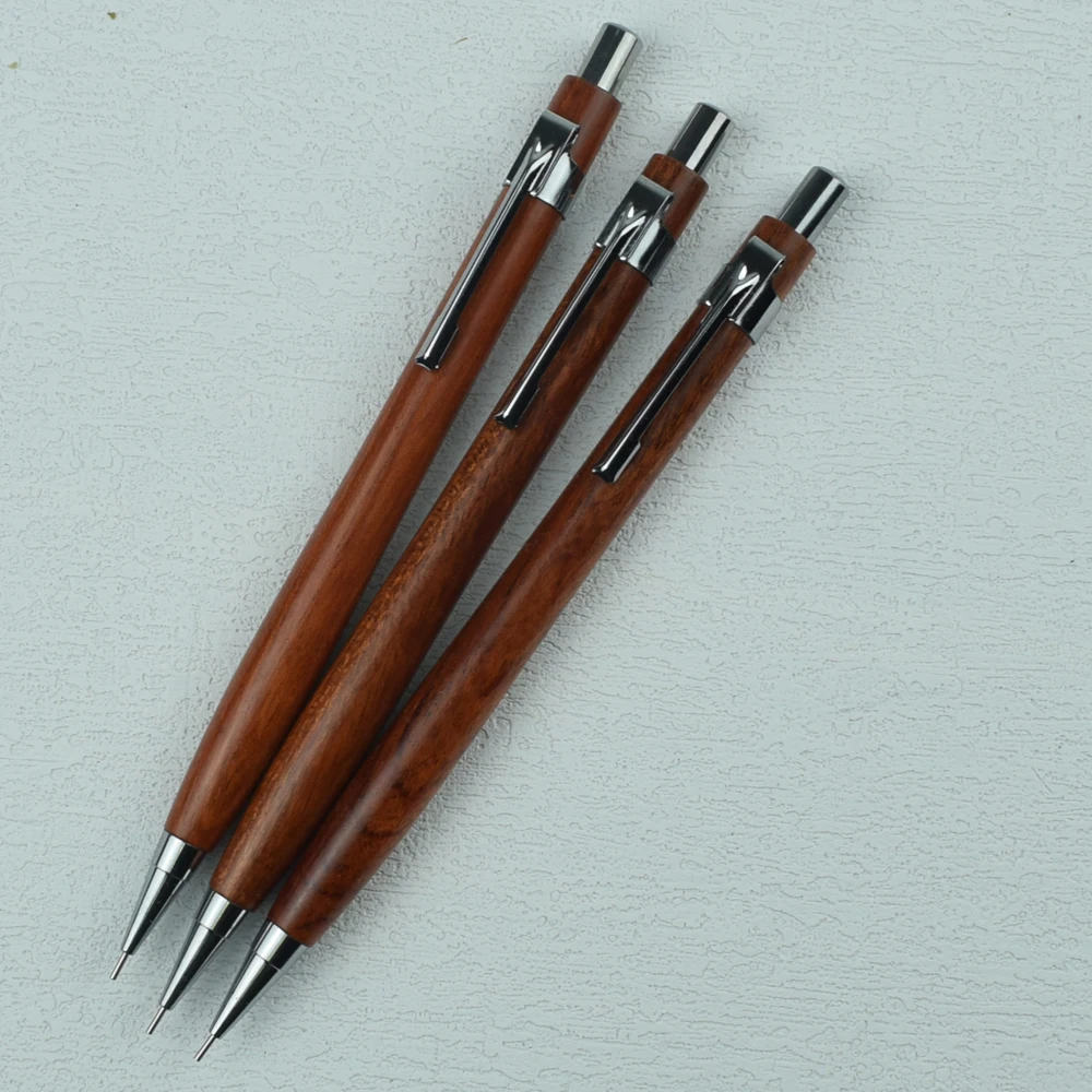 Wooden Mechanical Pencil with 0.5mm Lead - Smooth Writing for Office, School, Drawing & Sketching | Premium Chinese Stationery 2