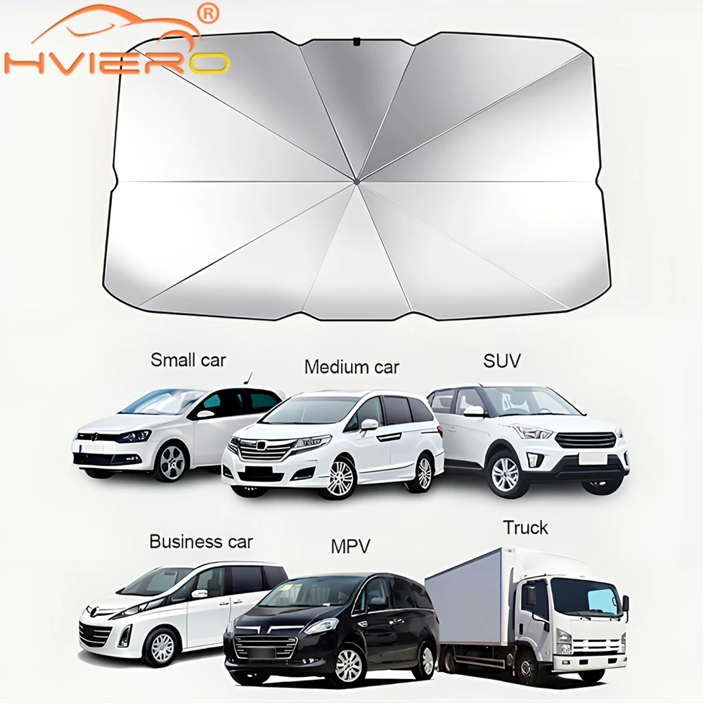 Windshield Sunshades Multi Purpose Foldable Car Interior Protector Accessory Front Covers