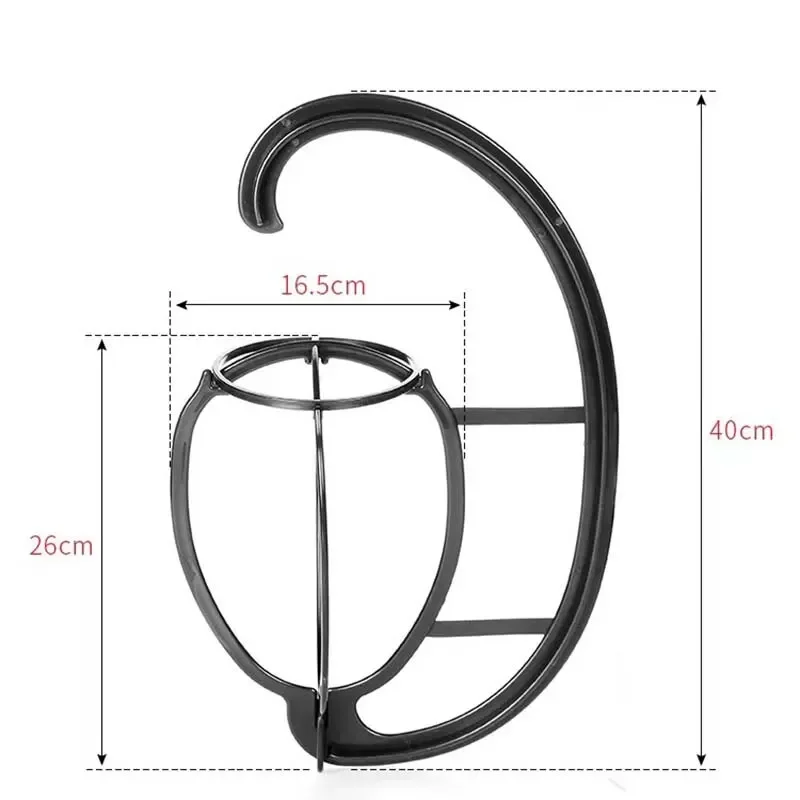 2 PCS Wig Accessories Tool Holder Portable Removable Plastic Support Hanging Wig Stand Cubic Stands