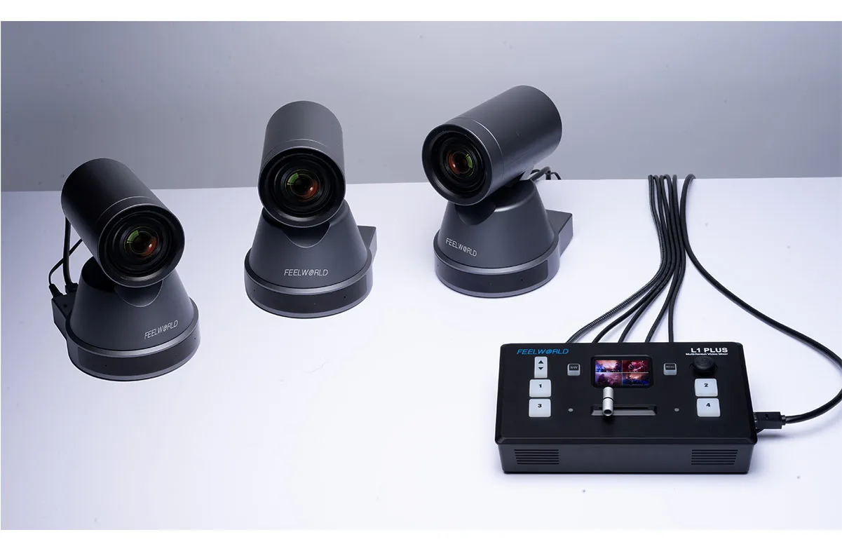 Feelworld LIVEPRO L1 PLUS 4K Multi-Camera Video Mixer Switcher USB