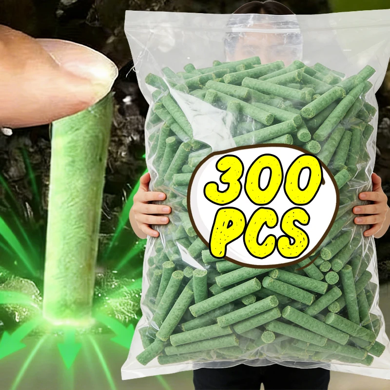 300/18pcs Green Plant Nutrition Sticks Nitrogen Phosphorus Potassium Compound Fertilizer for Vegetables Flowers Healthy Growth