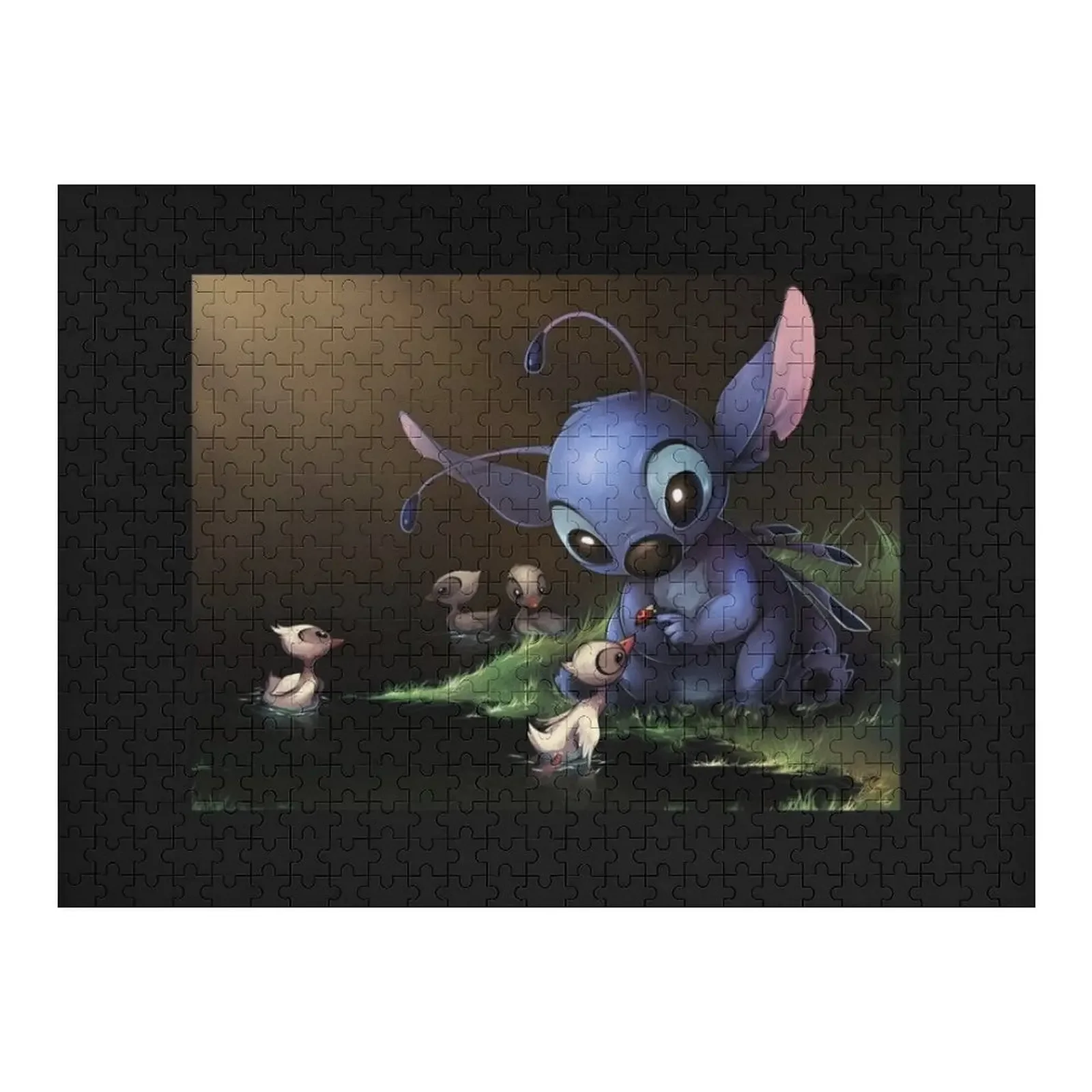 kindness animal blue Jigsaw Puzzle Woods For Adults Wooden Decor Paintings Children With Photo Puzzle