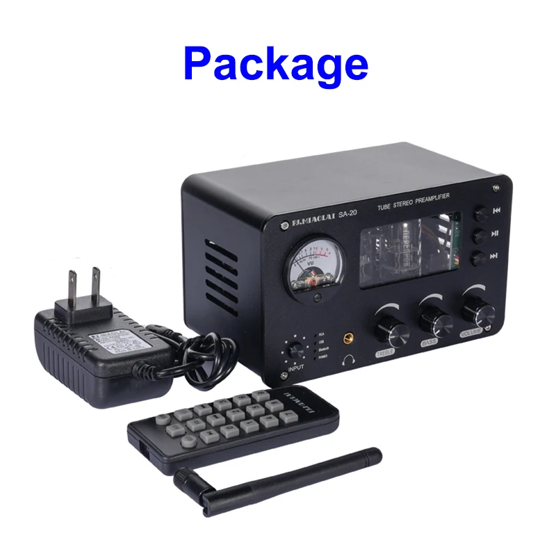 블루투스 XLR U 디스크 VU 이퀄라이저, 6H3N 스테레오 2.0, ES903 5532 진공관 오디오 고음 저음 프리앰프, 빌레 HiFi 프리앰프