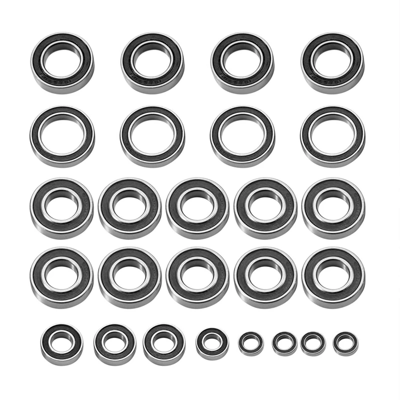 26Pcs Kit Cuscinetto Sigillato Per Arrma 1/5 Kraton 8S Outcast 8S Rc Accessori Per Auto Cuscinetto