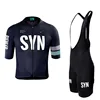 SYN Summer cycling clothes men's jerseys road cycling short sleeved sets bibs quick drying clothes breathable cycling shirt 3